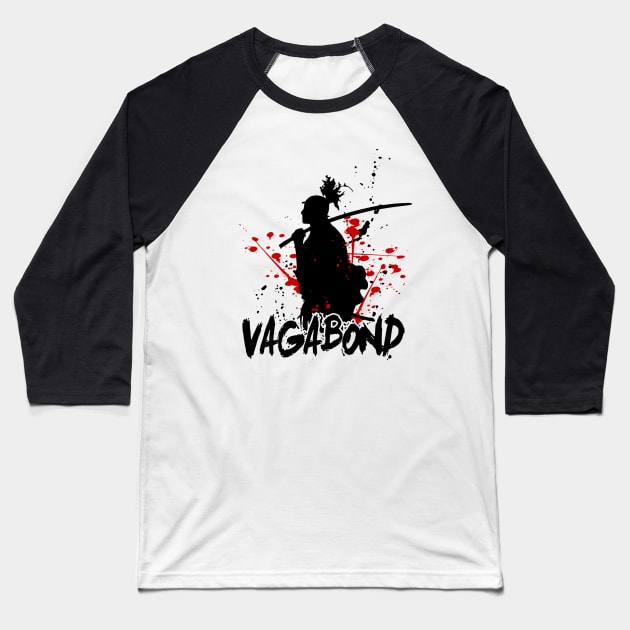 VAGABOND - MIYAMOTO MUSASHI Baseball T-Shirt by Rules of the mind